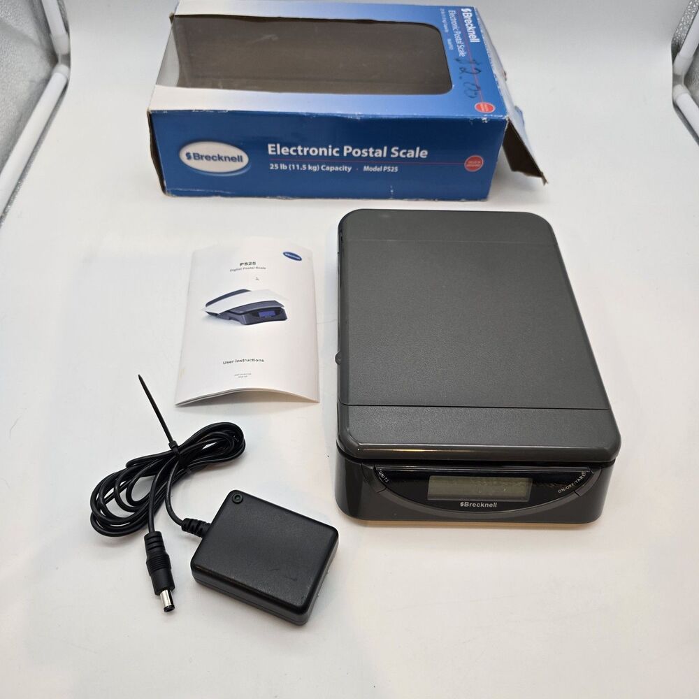 Brecknell PS25 Portable Postal Scale 25 lb Capacity
